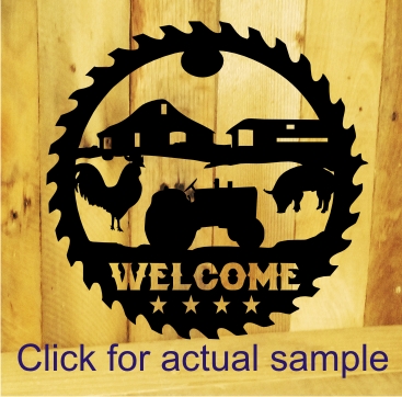 Rustic Home Decor Farm Sign